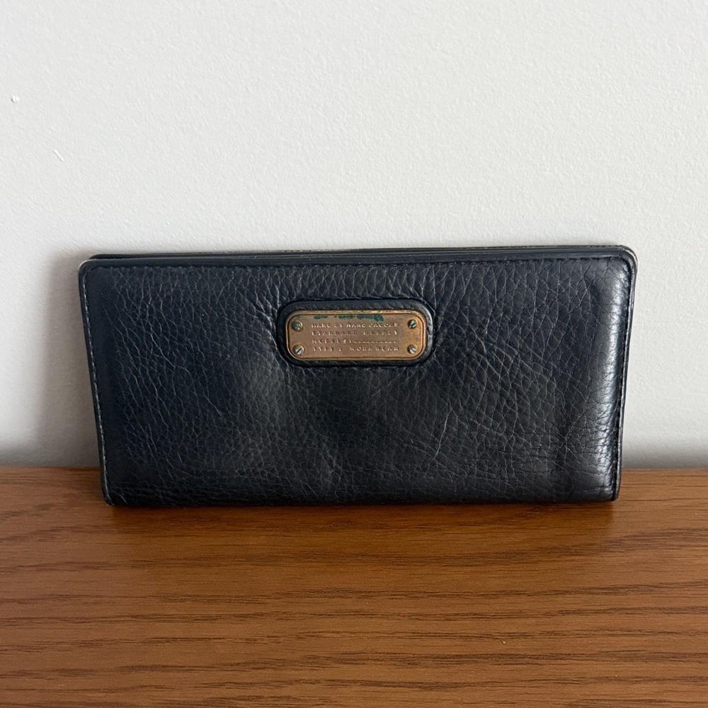 Marc Jacobs Black Leather Wallet